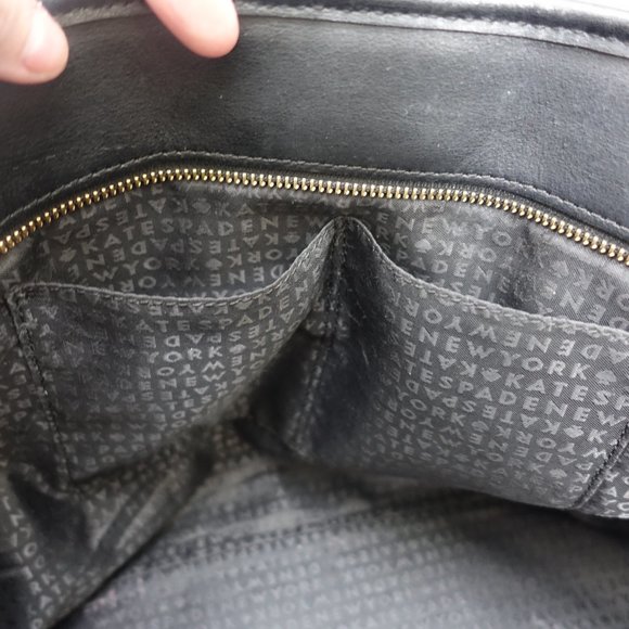 Kate Spade New York Penn Place Embossed Back Leather Spade Large Tote - Picture 10 of 12